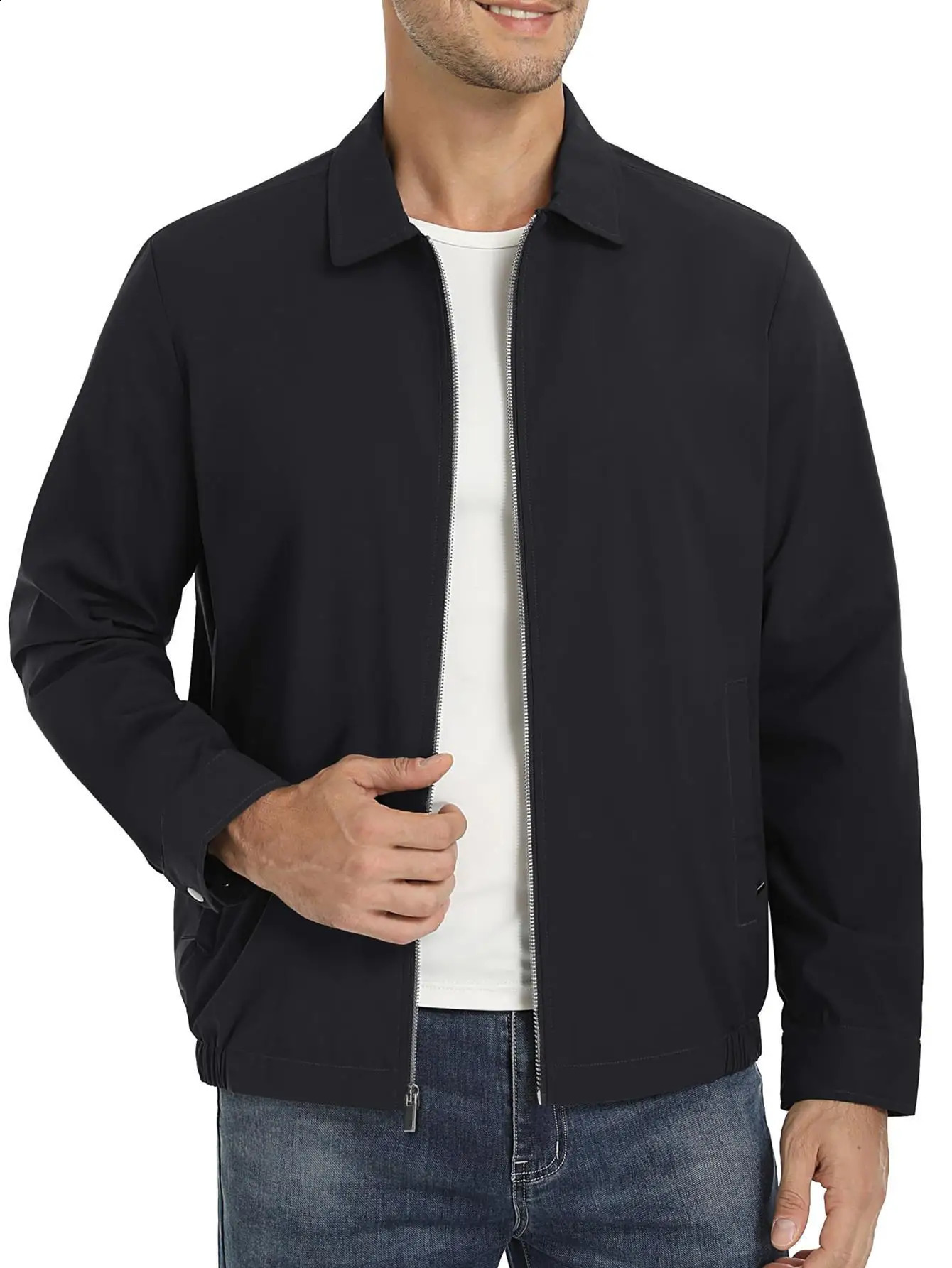 Mens Lightweight Jacket Windproof and Waterproof n for Outdoor Activities Everyday Casual Wear 241231