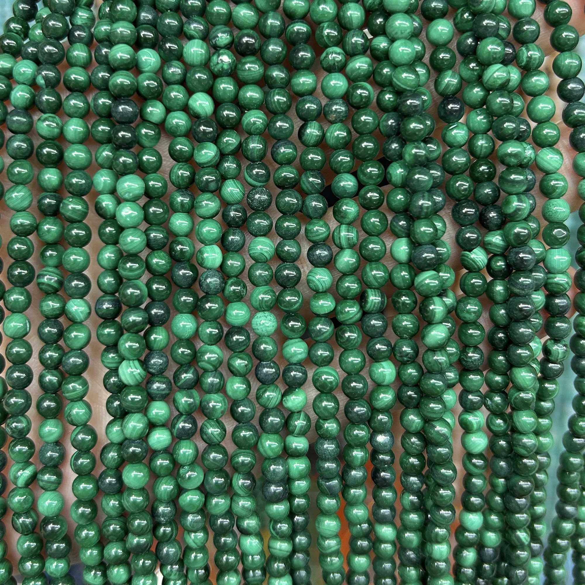 Wholesale Peacock Stone Beads Natural Peacock Stone Beads Round Gemstone Beads 2mm 3mm 4mm 15 W241231