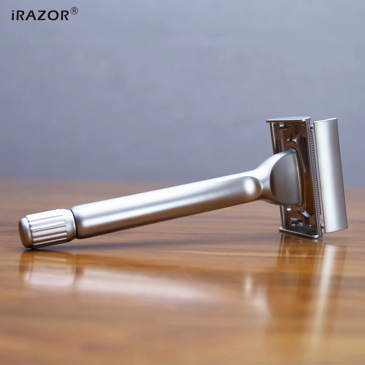 iRAZOR Heavy Butterfly Double Edge Safety Razor with 10pcs Original Blade Refills for Men Reusable Grooming Gift Set 241230