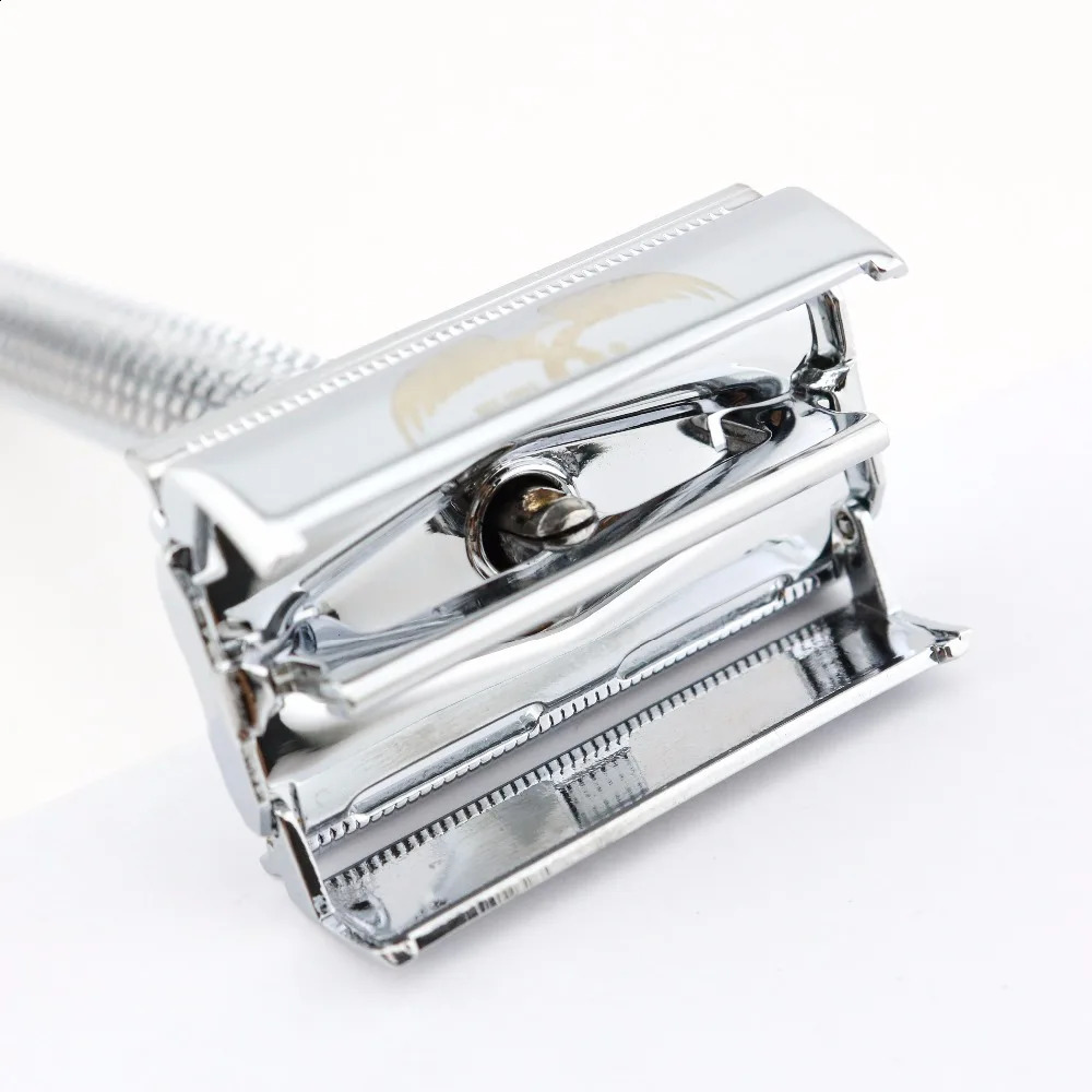 Weishi butterfly safety shaving razors Classic Manual safety razor Long handle Silvery Gun color Bronze Black High quality 241230