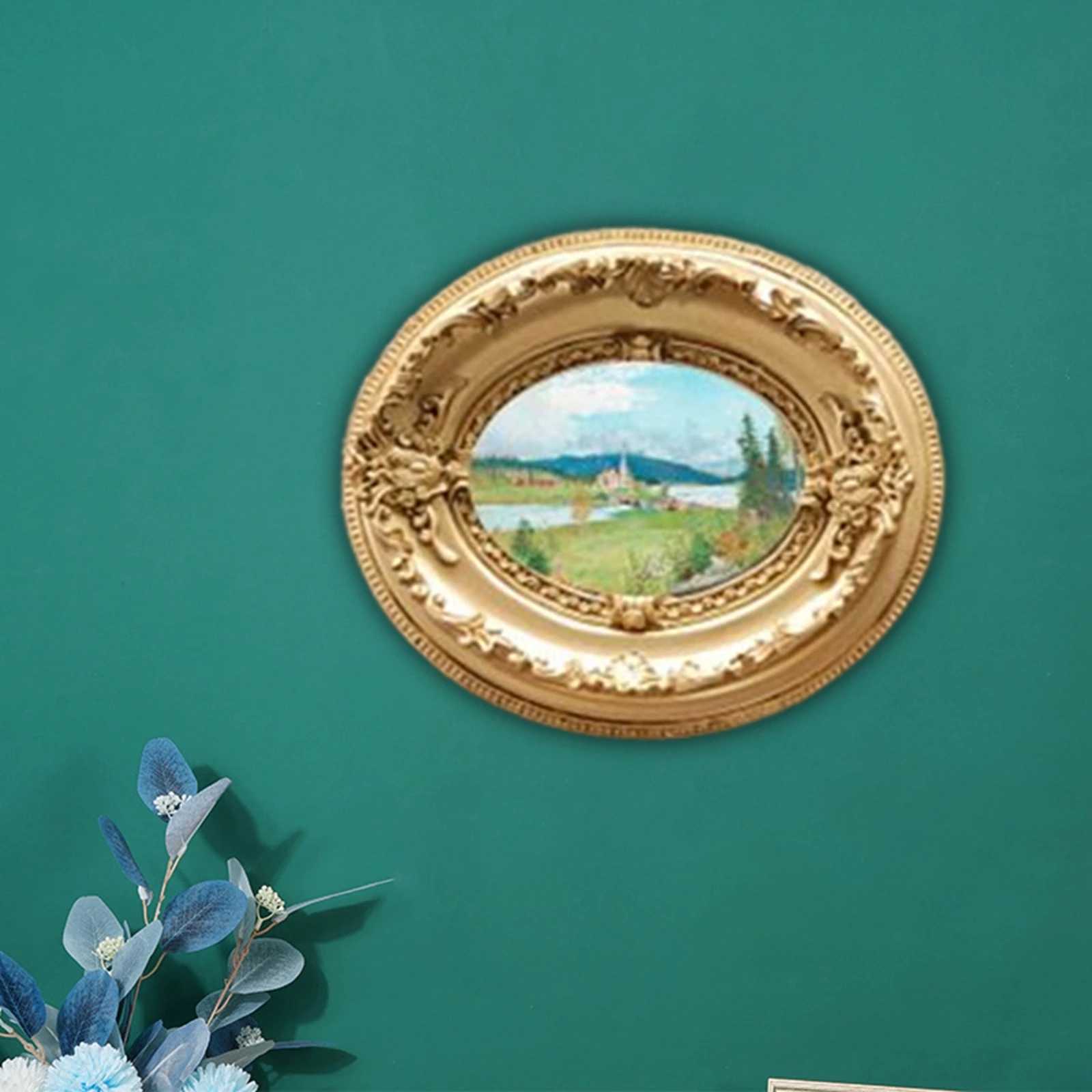 Frames Hand carved photo display desktop or wall hanging picture frames for home wedding art portraits bedroom decoration CL241231 H260306