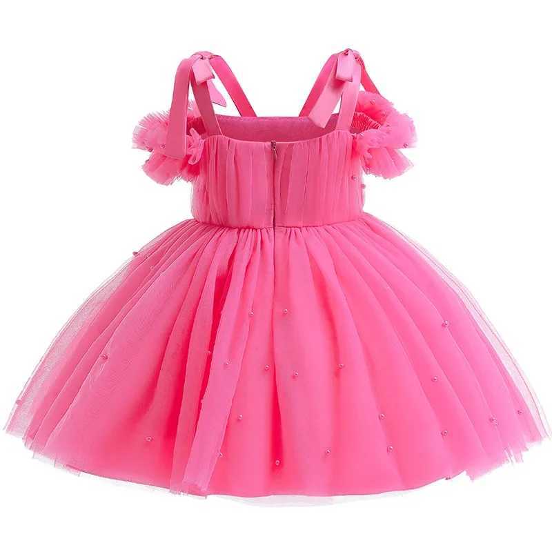 Baby Baptist Party Fashion Womens Wear Girls First Birthday Par Wedding Girl Princess Christmas Costume Baby Vestdos W241231
