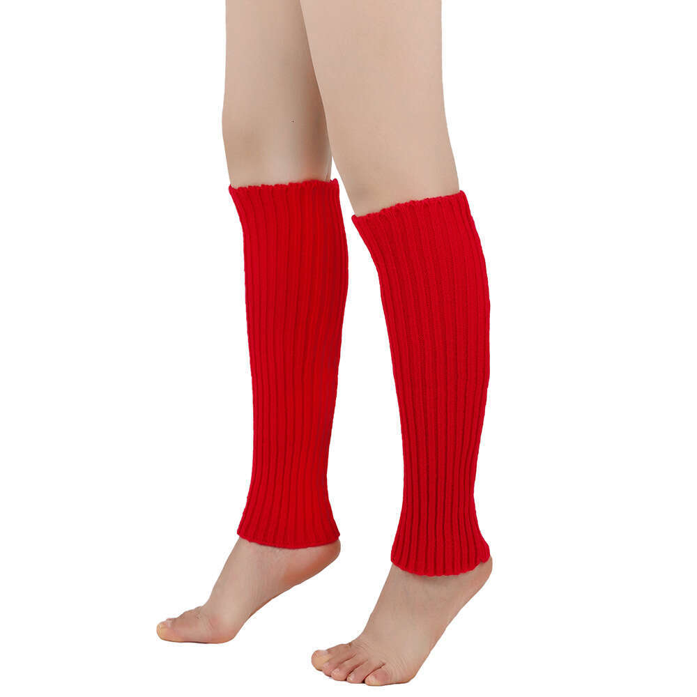 Warm Woolen Men Women, Leg Warmers For Autumn And Winter, Knitted Foot Protection Colorful Striped Boot Covers, Stacked Sock Covers