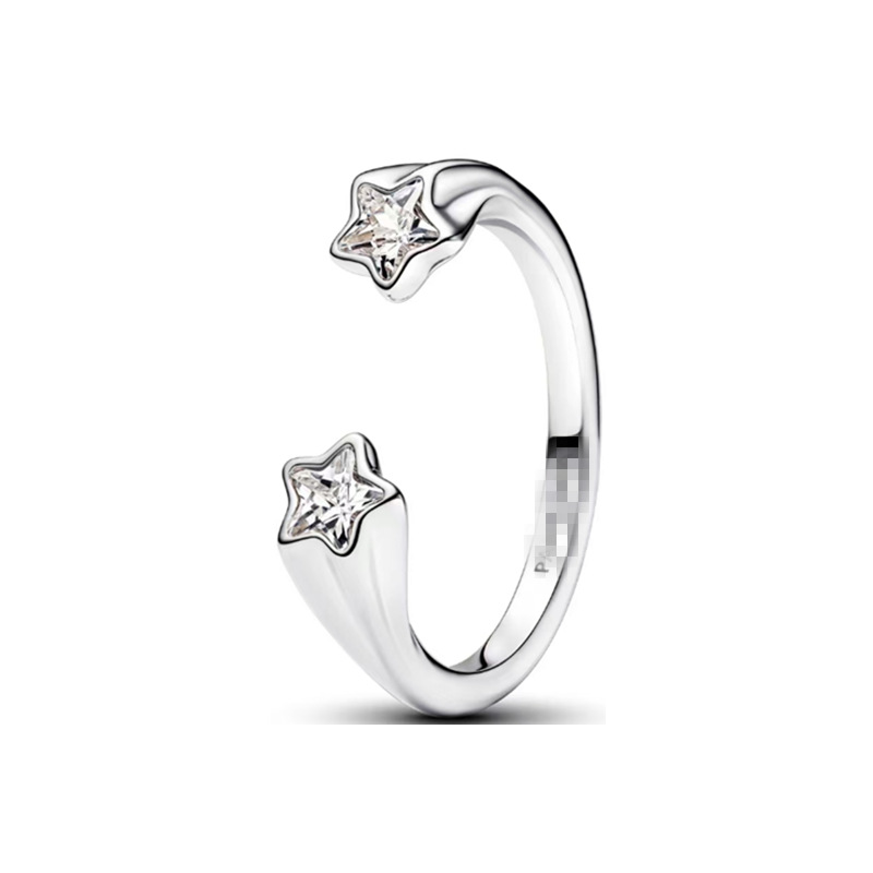 925 Sterling Silver New Fashion Women's and Men Designer Ring Sparkling starlight butterfly Suitable for Europe and America gift with box