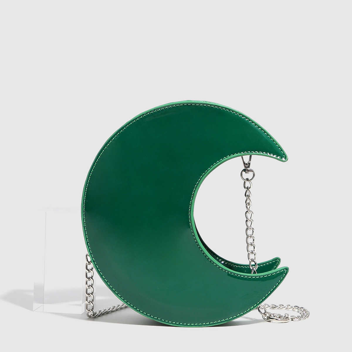 Fashionable and versatile women's shoulder bag, diagonal cross bag, box bag, moon bag 241215