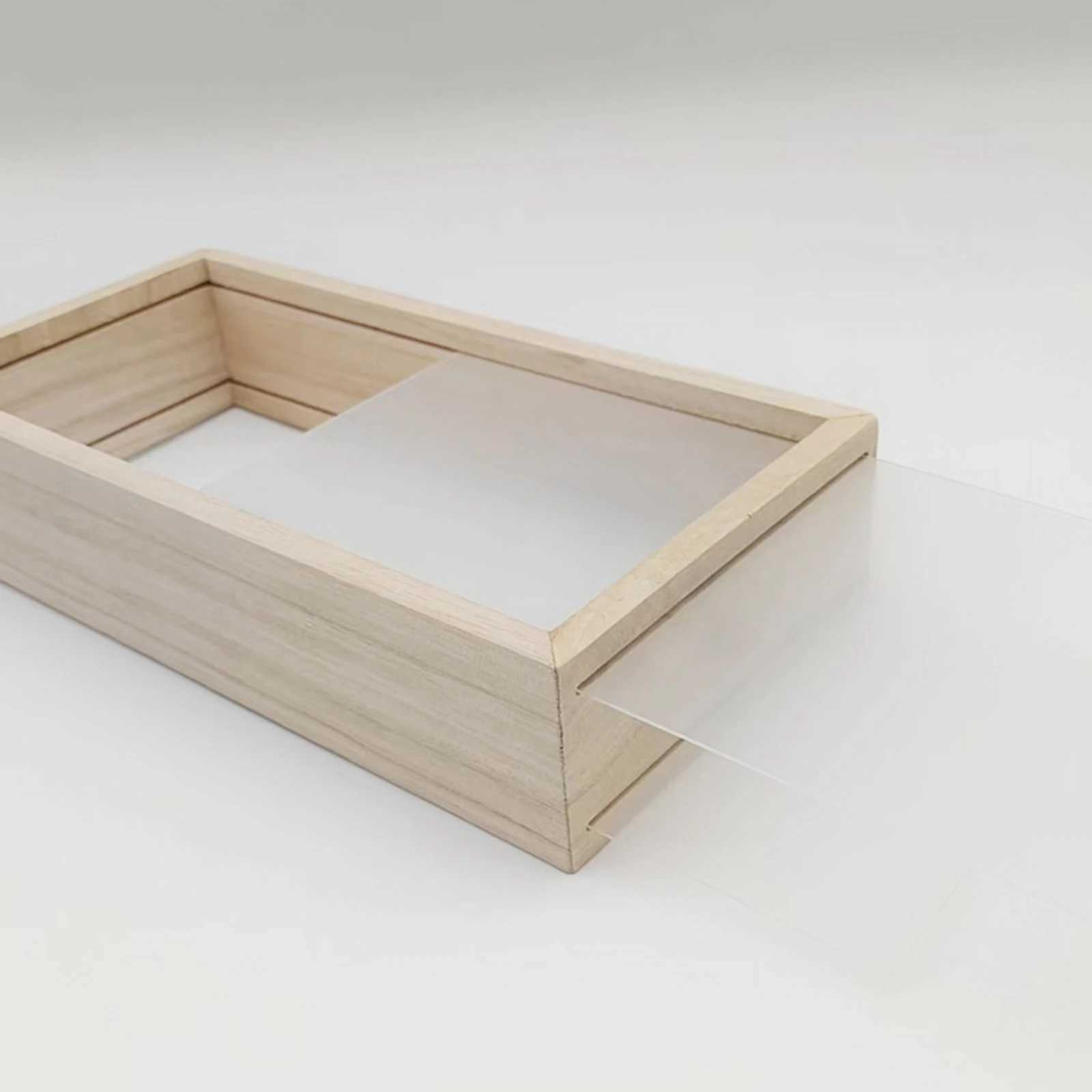 Frames Shadow dried flower display box rectangular acrylic wooden frame commemorative award photo bouquet DIY gift CL241231 H260306
