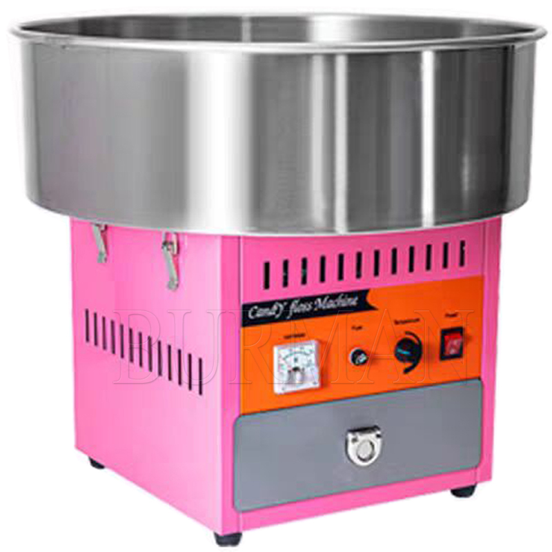 Commercial Sweet Cotton Candy Maker Machine Electric Automatic Marshmallow Flower Fancy Candyfloss Sugar Making