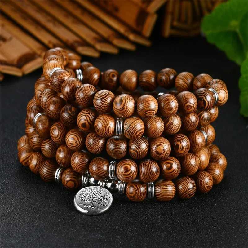 Home>Tags>Mara Buddhist Prayer Beads>Natural Wood Beads>Yoga Jewelry Wood Rose Bracelet>Tree of Life Pendant W241231