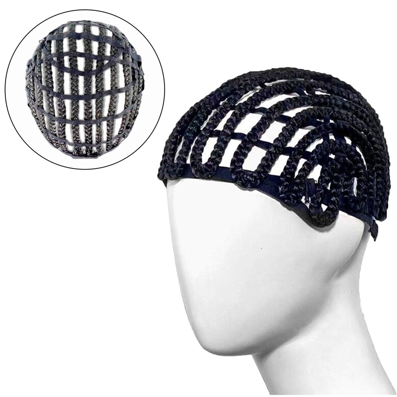 Black Braided Wig Cap Breathable Elastic with Adjustable Straps Cornrow Cap for Crochet Braids 241230