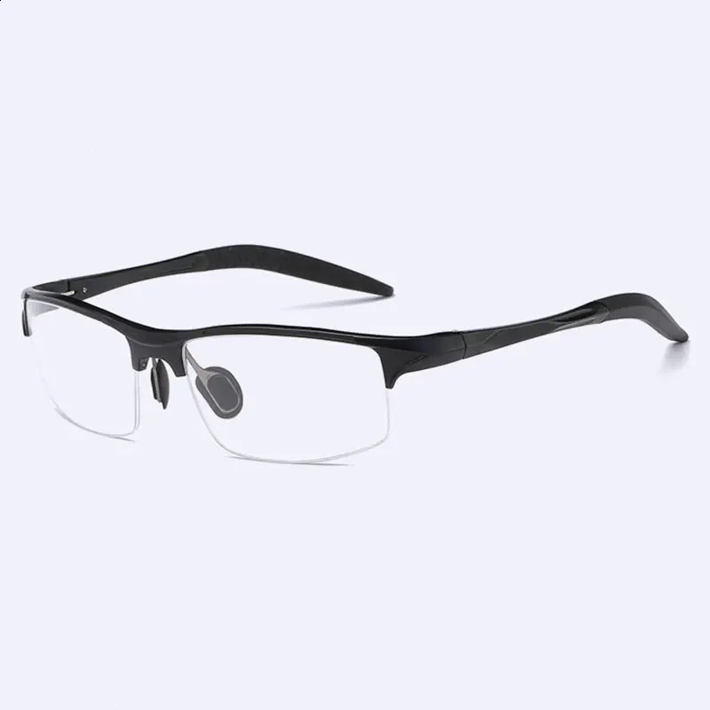 8177 Optical Eyeglasses Frame for Men Eyewear Prescription Glasses Half Rim Man Spectacles Alloy Frame Eyeglasses 241230