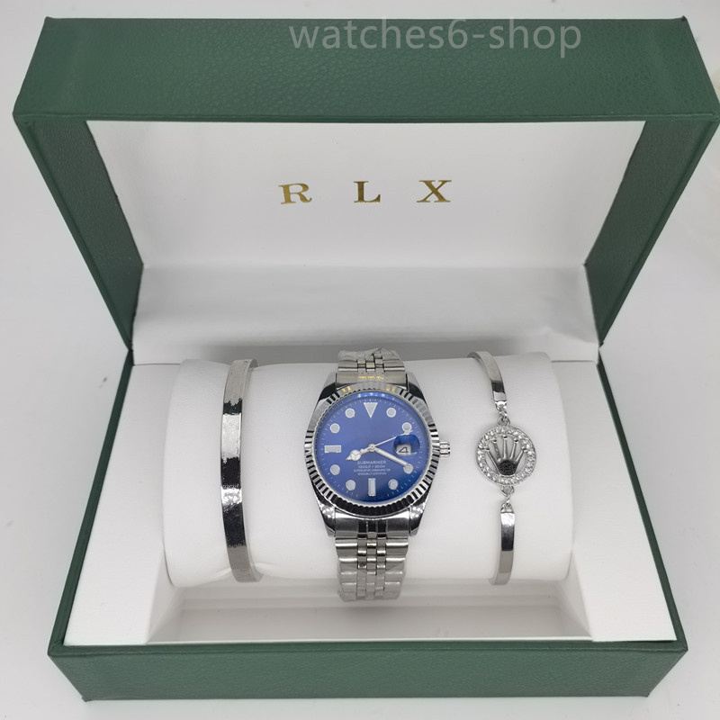 Original Brand box Women's Watch Full Diamond Roman Dial Luxurious Elegant Rose Stainless steel Ladies Hand Clock