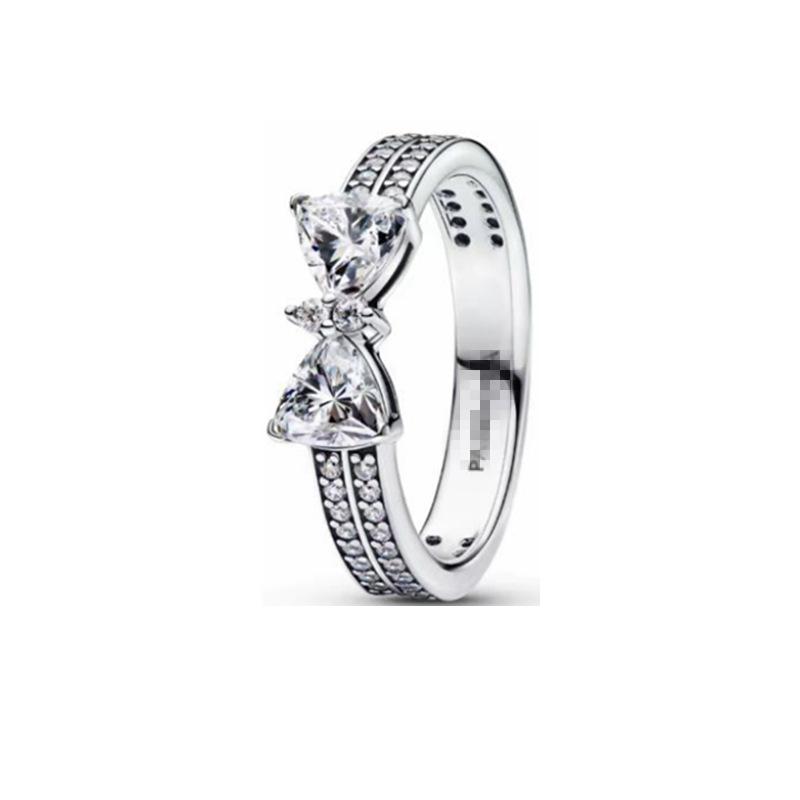 925 Sterling Silver New Fashion Women's and Men Designer Ring Sparkling starlight butterfly Suitable for Europe and America gift with box