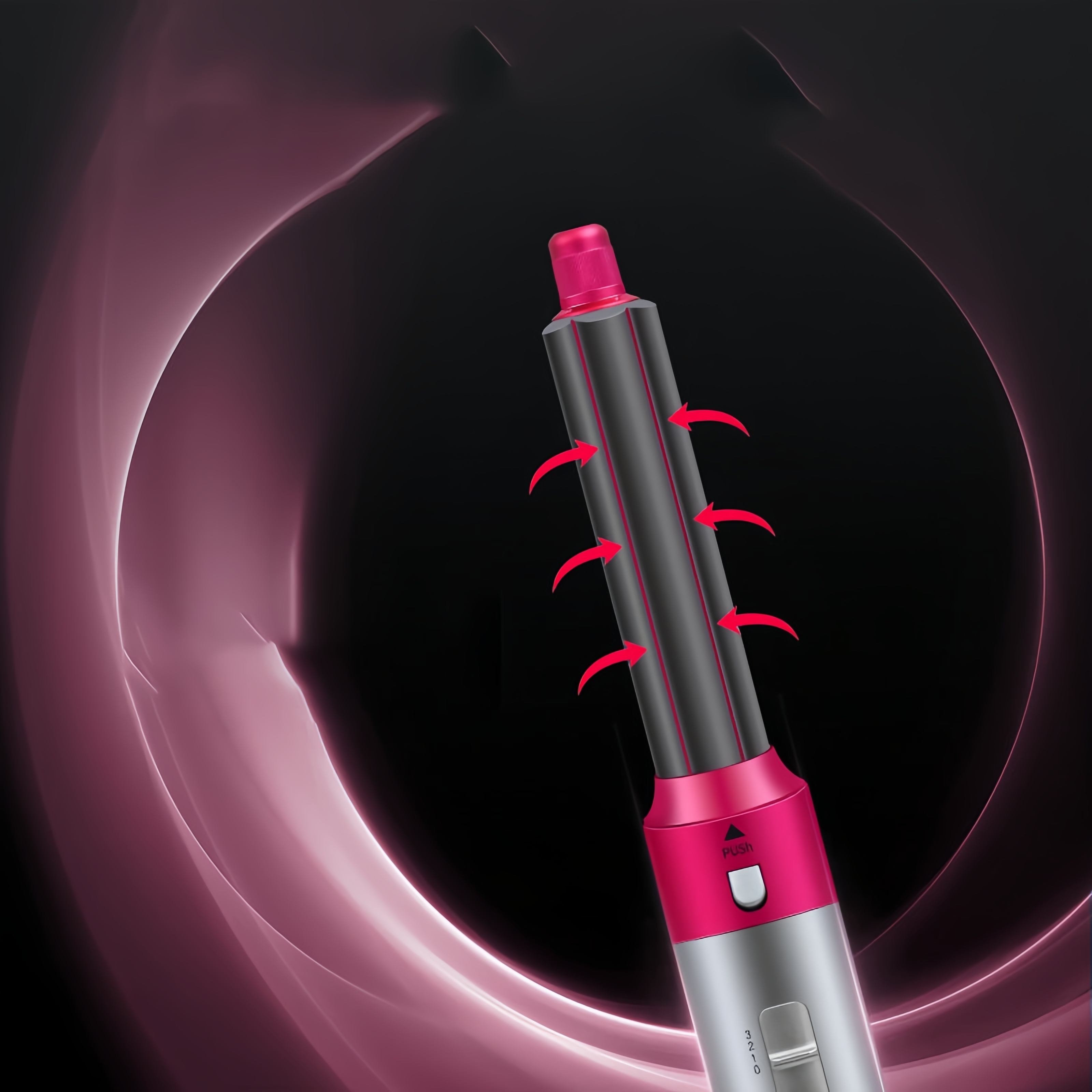 5 In 1 High Speed Styg Blow Dryer Straightener Curler Wand Hot Air Brush Ionic Detachable Hair Dryers