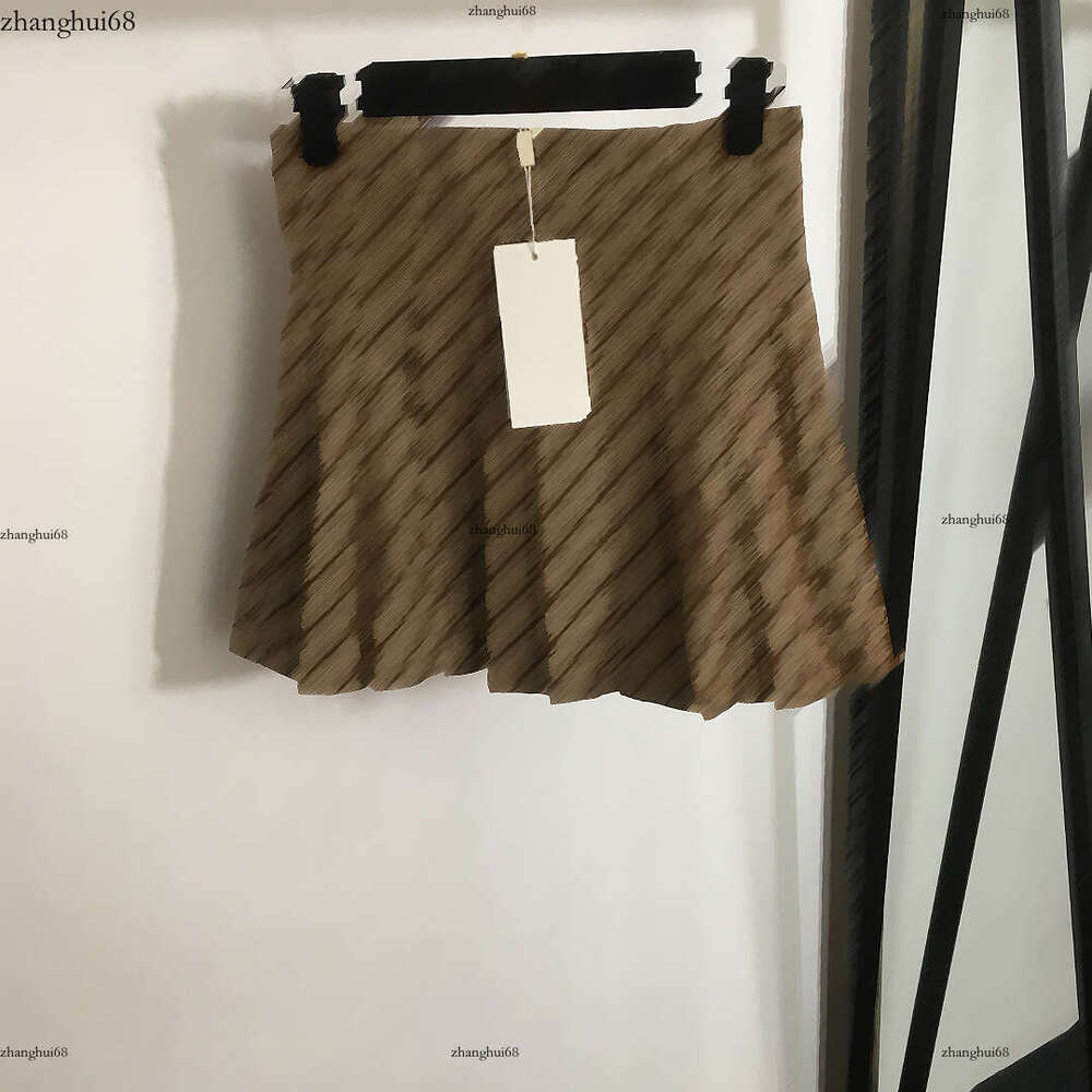 24ss designer skirt women brand clothing womens summer dress fashion jacquard letter logo ladies miniskirt girl Pleated skirt jul 01