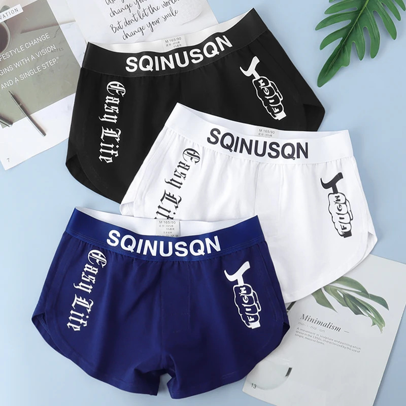 Plus size mens underwear boxers shorts are comfortable and breathable mid rise cotton four corner boxer 240627