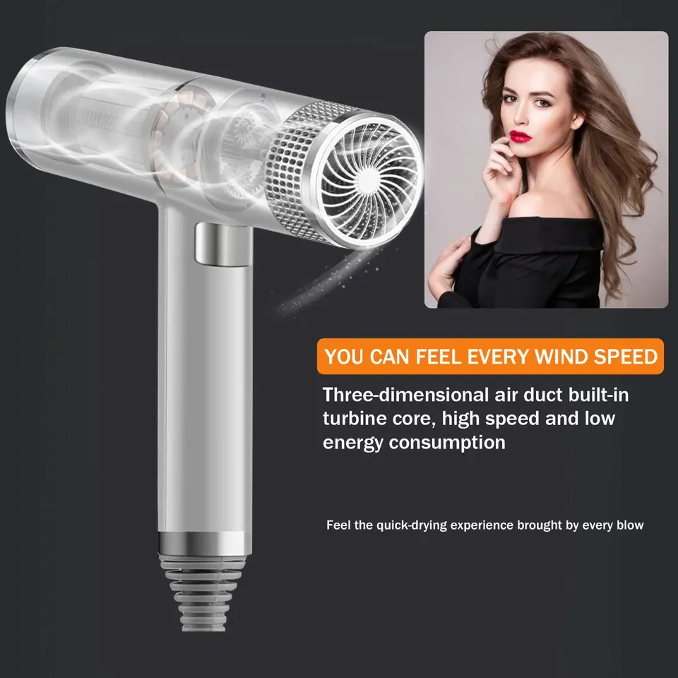 One Step Negative Ion Hair Dryer Mini Hair Dryer Saloon Equipments Beauty Salon Hair Dryers 240624