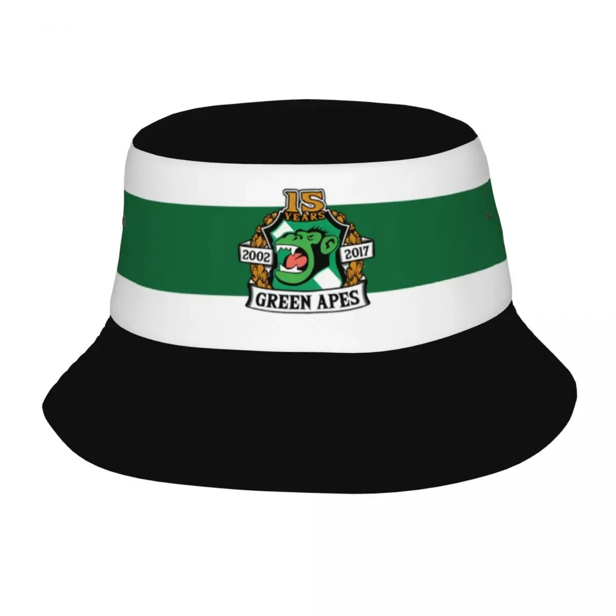 Maccabi Haifa MHFC Green Apes Fishermans Cap Outdoor Bucket Hats Fishing Hat Foldable Hip Hop Beach Sun Hats for Women Men 240626