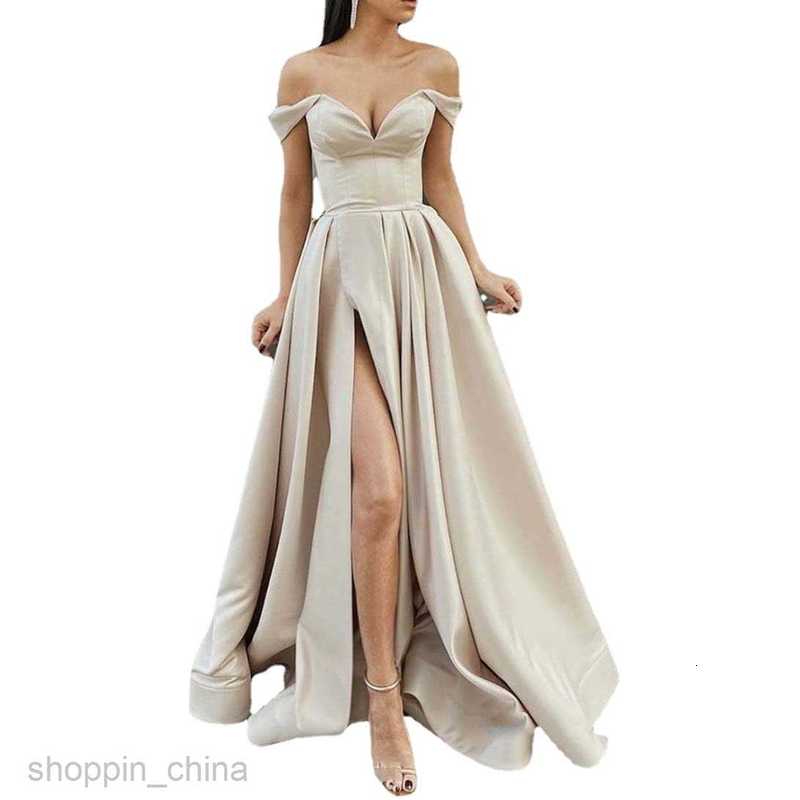 Basic Casual Dresses Women Spring New Women's Multi Color Bra V-Neck Open Back Large hem Dress