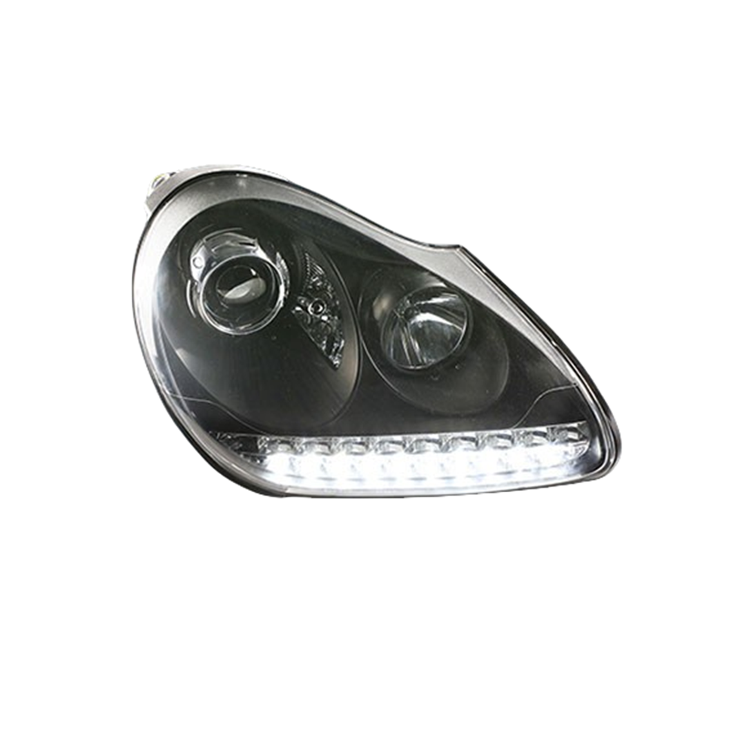 Car Headlight for Porsche cayenne 2003-2007 LED Headlights Upgrade LED Angel Eye Front Lights Assembly