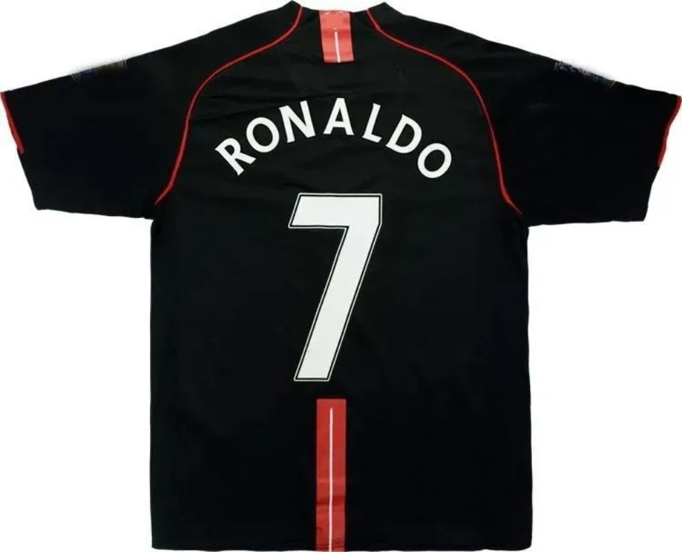 07 08 Retro Soccer Jerseys manchesteers United Long Sleeved Ronaldo Rooney Giggs Nani 2006 Home Away Scholes Tevez Vintage Classic mens kid kits Footb