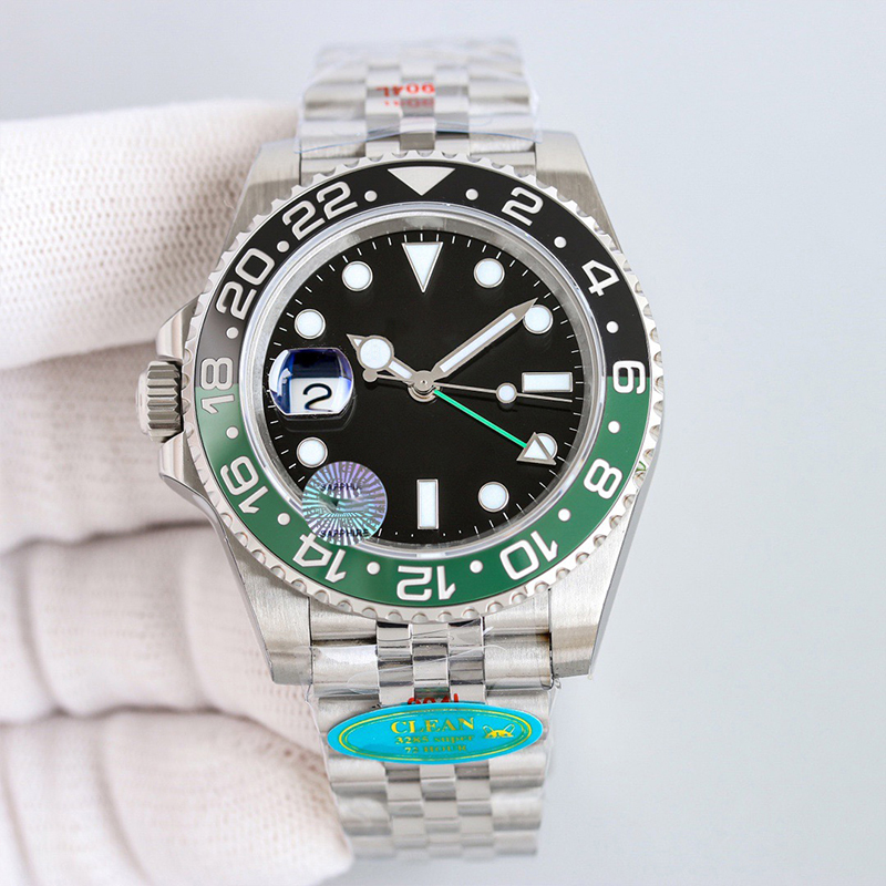 Top Mens Designer Watches Men High Quality CLean Factory V3 Automatic Cal.3285 Movement Ceramic Bezel Luminous Diving 100M Wristwatch Watch aaa