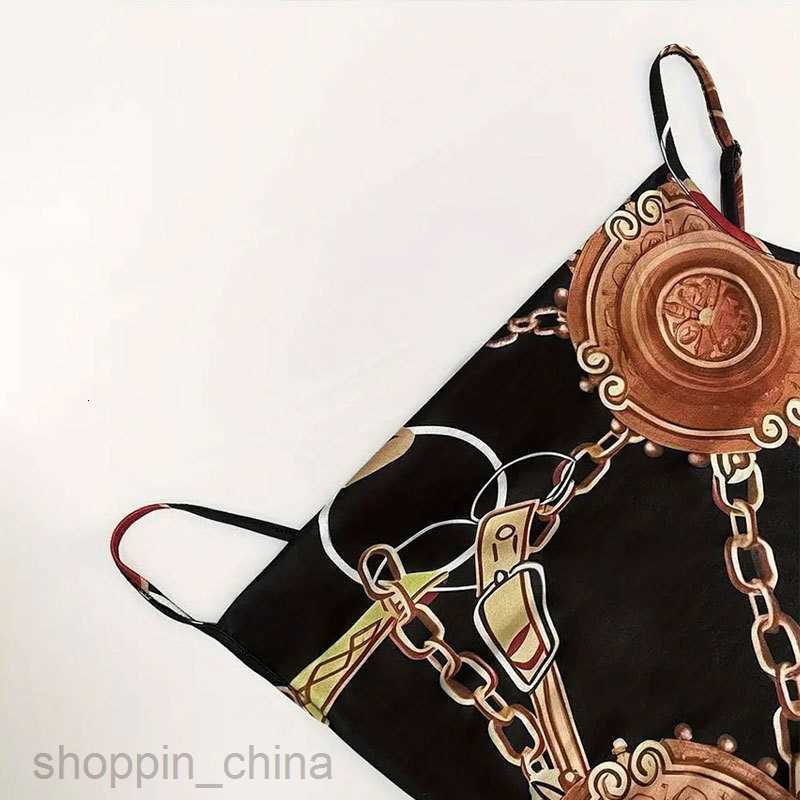 Basic Casual Dresses for Woman Women's black style polo neck drawstring sexy split print dress with contrasting color strapless suspender dress, 