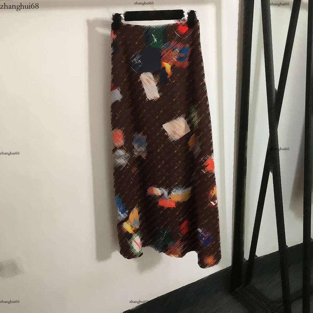 24ss designer skirt women brand clothing womens summer dress fashion stamp printing logo ladies High waisted skirt jul 01