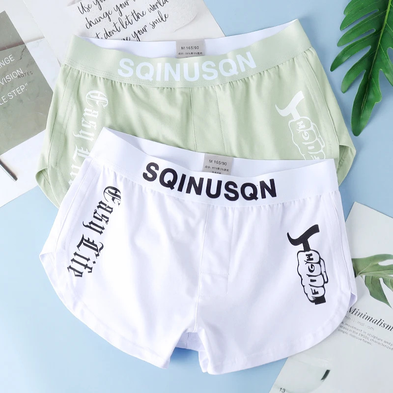 Plus size mens underwear boxers shorts are comfortable and breathable mid rise cotton four corner boxer 240627