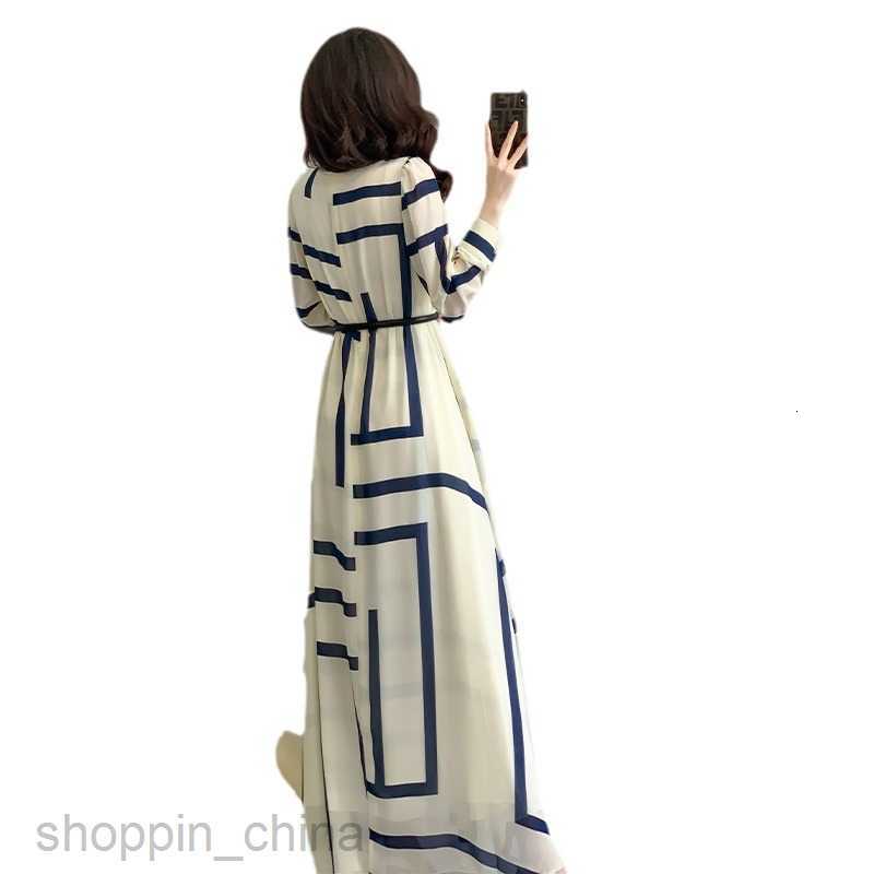 Basic Casual Dresses Women Women's Elegant and High end New Spring/Summer Super Long Style Temperament Long Dress