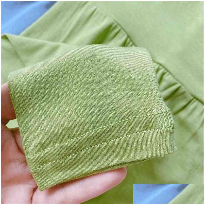 Pajamas Childrens Modal Spring And Autumn High Waist Boys Girls Baby Clothes Long-Length Underwear Set P4476 210622 Drop Delivery Kids Dh1F2