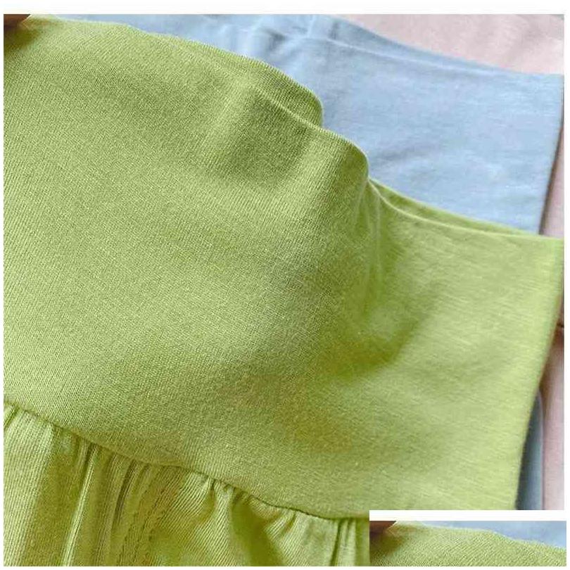 Pajamas Childrens Modal Spring And Autumn High Waist Boys Girls Baby Clothes Long-Length Underwear Set P4476 210622 Drop Delivery Kids Dh1F2