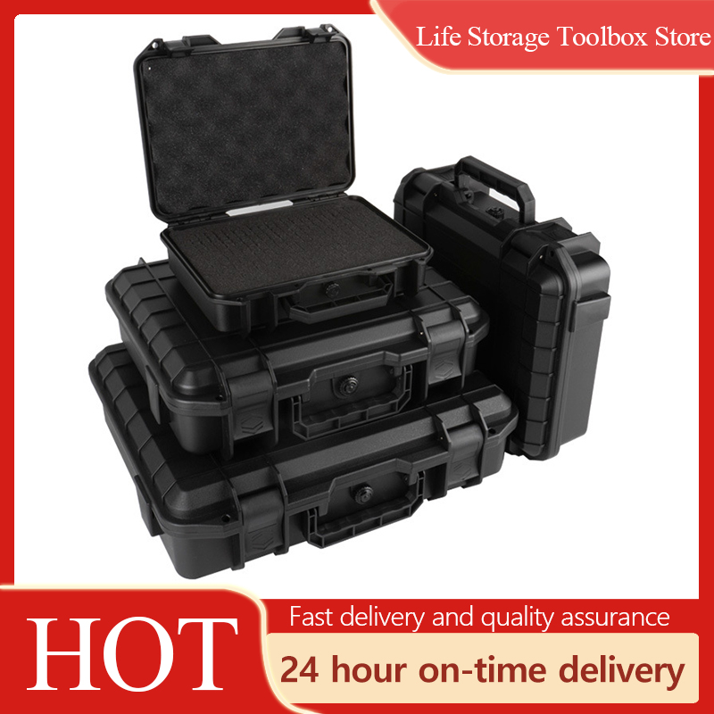 Toolbox Safety Instrument Tool Box Rigid suitcase Plastic Sealed Waterproof Toolbox Equipment Hard Case pelican case Suitcase