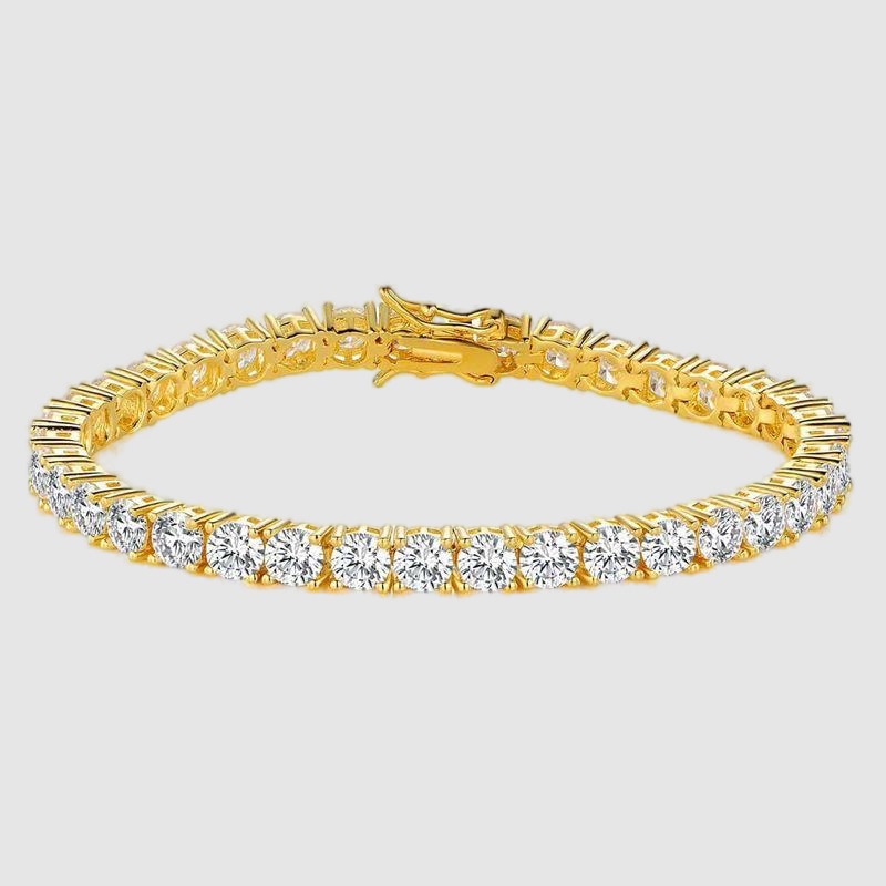 Bracelet moissanite Charm Tennis bracelet vvs jewelry woman iced out chain plated gold silver bracelet valentines day gift Necklace