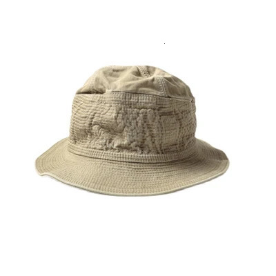 KAPITAL tricolor vintage batik wash casual sunshade Bucket hat MZ151 240626