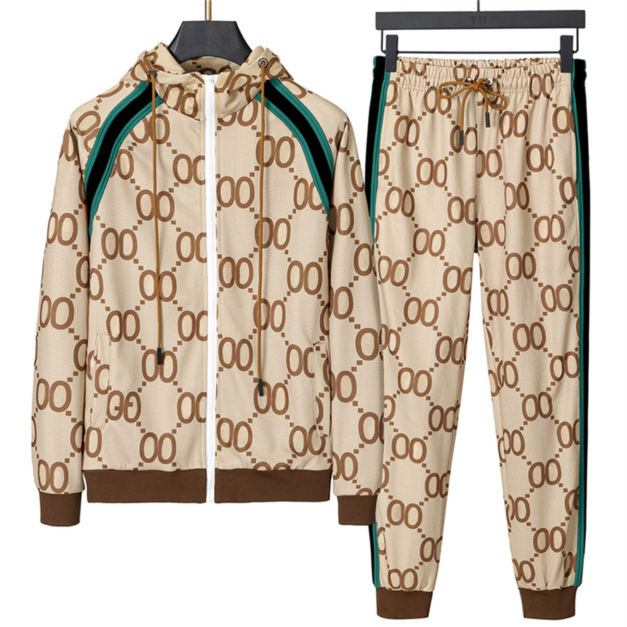 2024 Mens womens autumn winter sport tracksuits Stripe track suit coats designers jackets suits pants sweatshirts sportswear