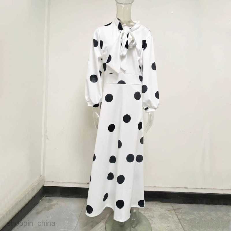 Basic Casual Dresses Women New Women's Dress Style Women's Print Size Dot Large Dress