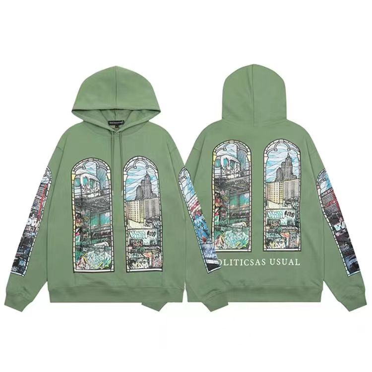 Spring Autumn High Quality Designer Hoodies Sweatshirts Mens Decides War Sweater Jumpers Pullover Cotton Grey Black Breathable Fashion Female Jumper