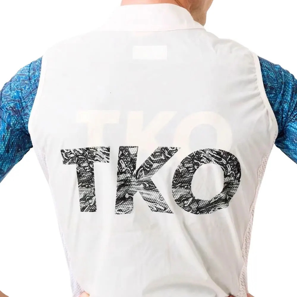 PNS TKO Cycling Vest White Windproof Waterproof Sleeveless Bicycle Vest Lightweight Breathable Cycling Jacket MTB Bike Jersey 240620