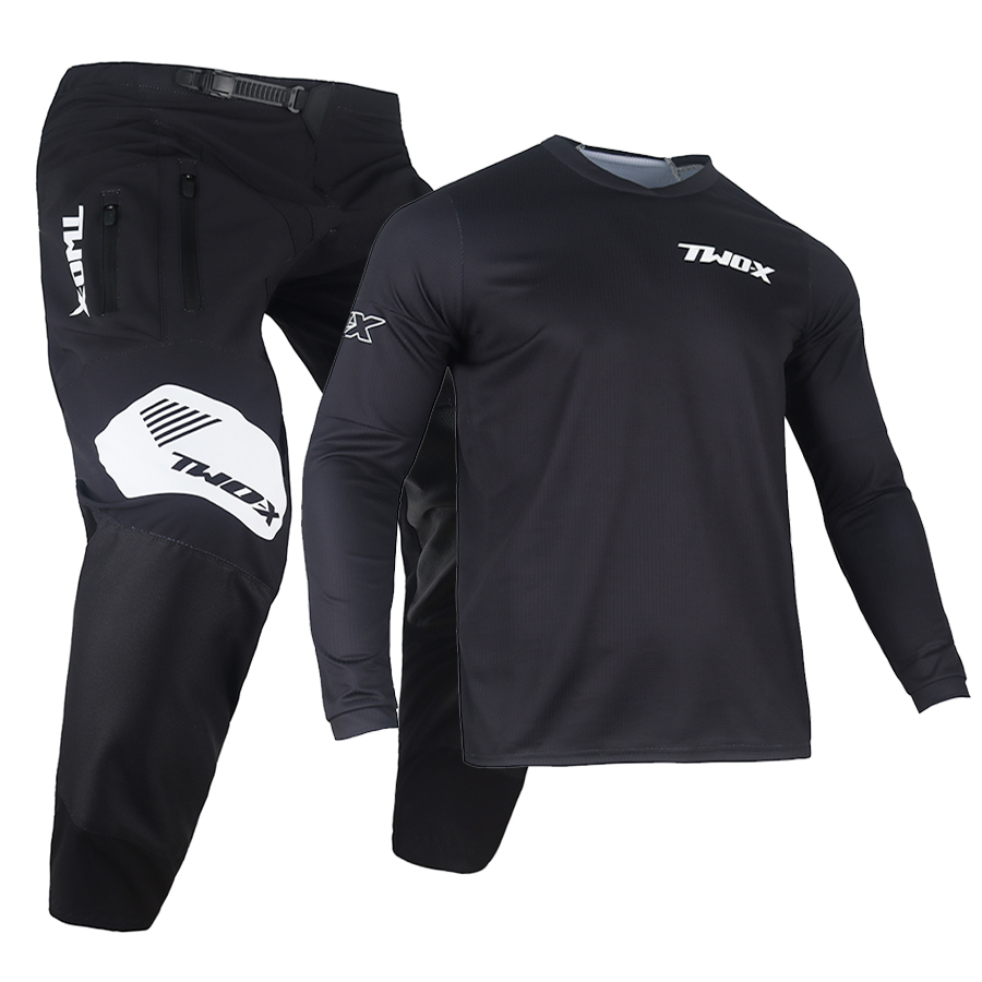 TWOX Motocross Racing Gear Set Flexair Mach Jersey Pants Mountain Bicycle Offroad Mens Kits Motorbike Suit