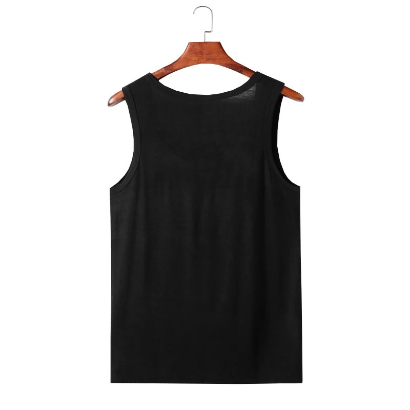 4XL 5XL 6XL Plus Size Mens Tank Top Vest Cotton Sleeveless T Shirt Bodybuilding Undershirts Oneck Tanks Tops 240626