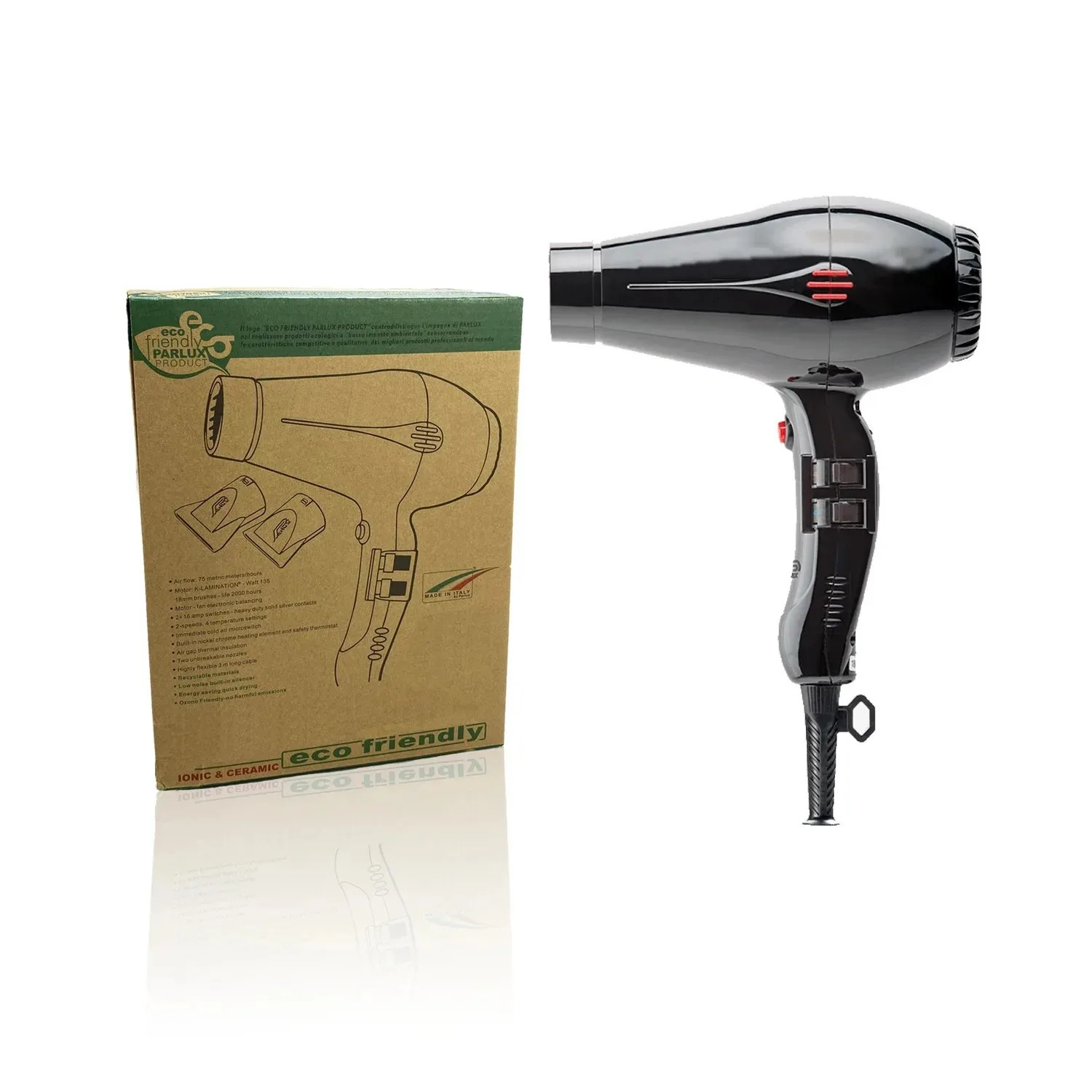 Professional Parl 3800 Hair Dryer Negative Ion Quick Dry Home Powerful Wind Constant Flyaway Attachment Anion Electric Dryer 240624