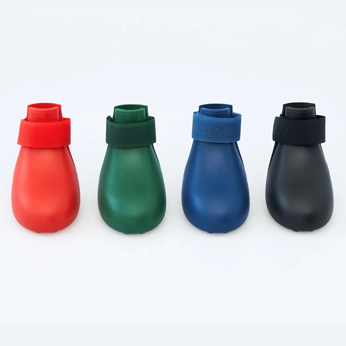 4Pcs Pet WaterProof Rain Shoes Anti-slip Rubber Boot for Dog Cat Rain Shoes Socks for Small Medium Large Dogs Pet Supplies h6