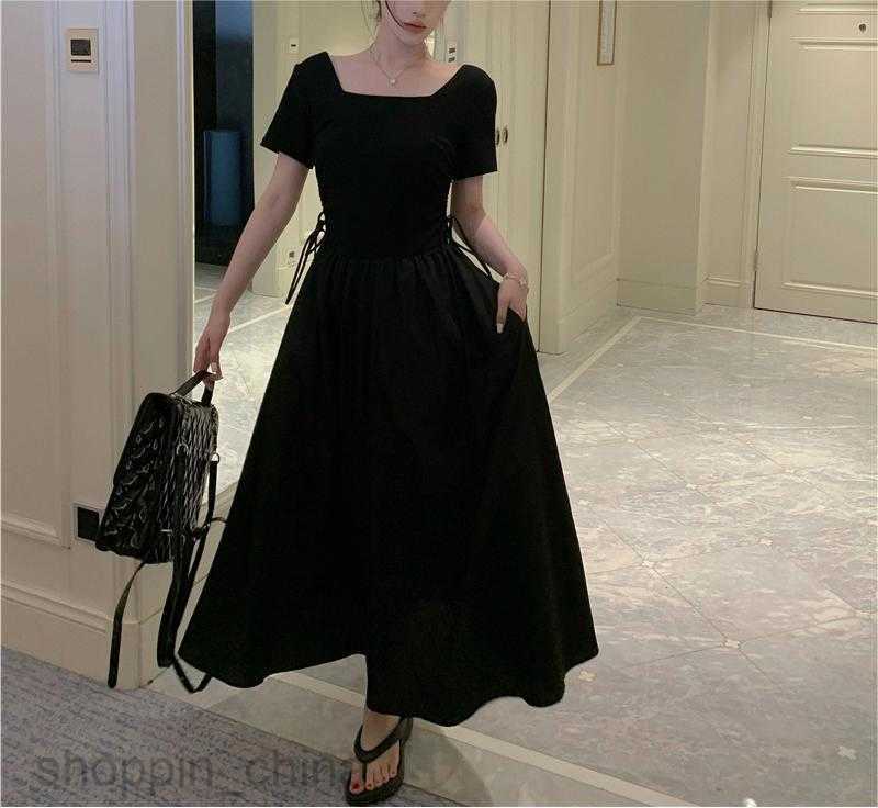 Basic Casual Dresses Women First Love Temperament Slim White Dress Women's Summer New Small Fresh Long Dress Fairy Super Immortal Forest Series