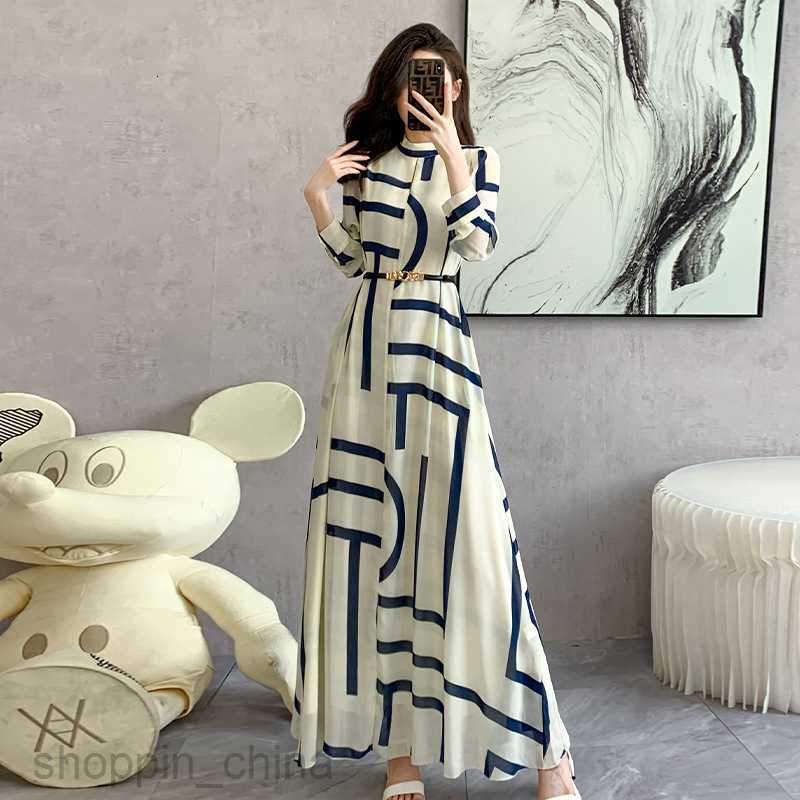 Basic Casual Dresses Women Women's Elegant and High end New Spring/Summer Super Long Style Temperament Long Dress