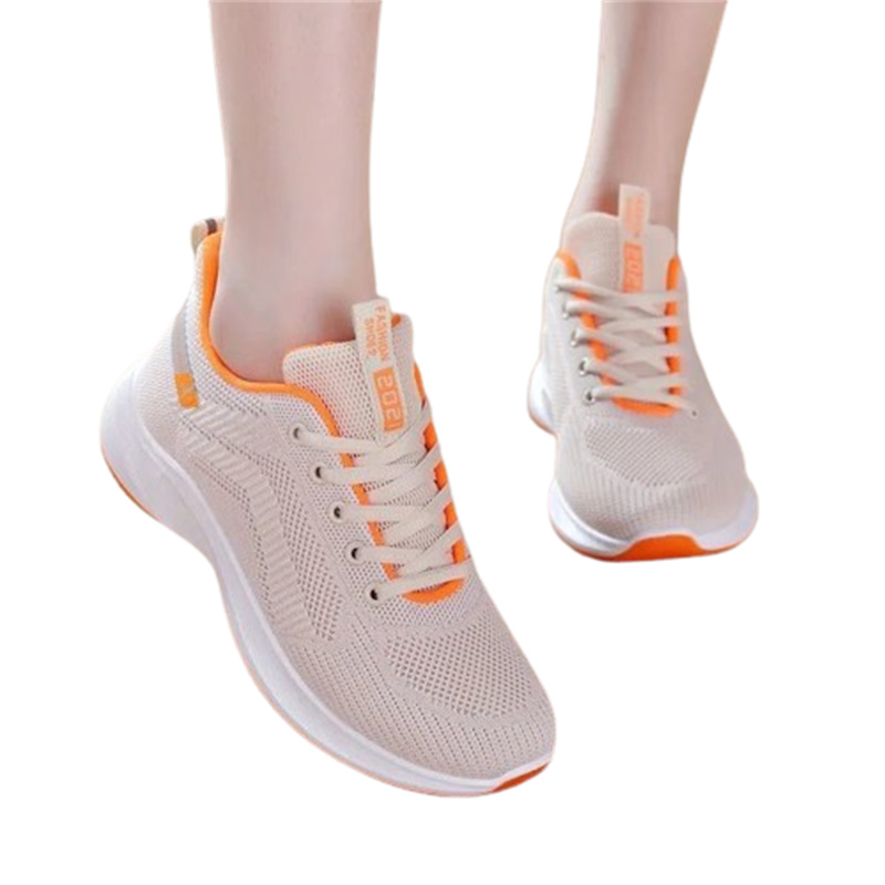 Womens 2024 New Sports and Casual Shoes Running Breathable Soft Sole Free of Mail