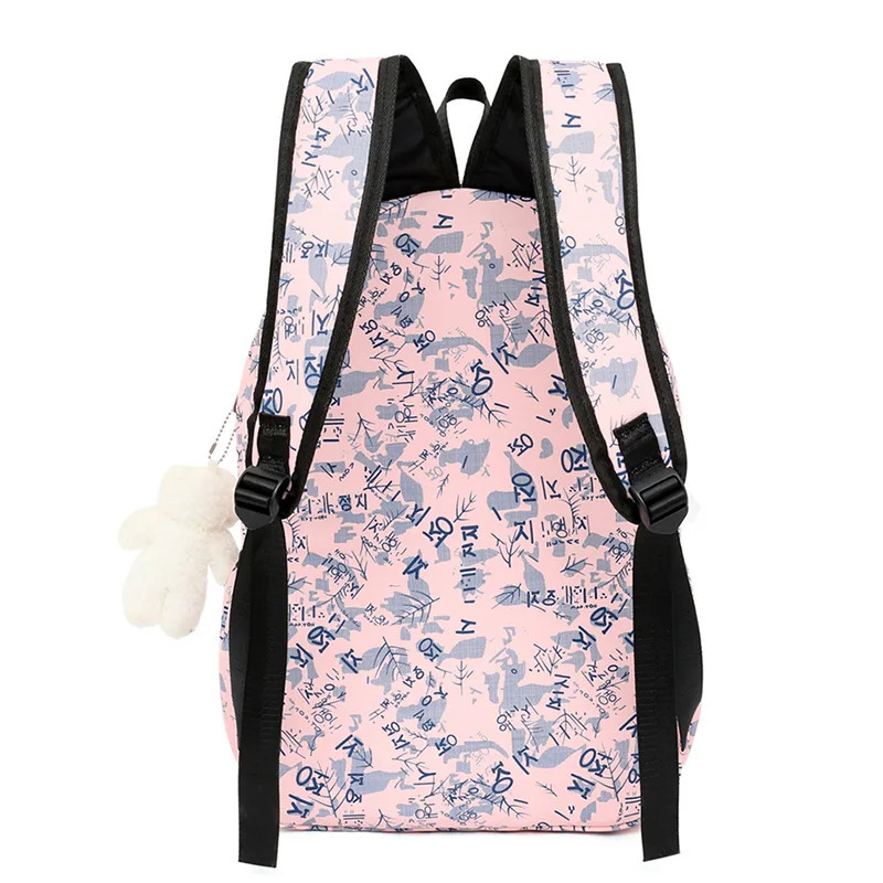 Drop 3pcs/set School Bag Backpacks Schoolbag Fashion Kids Lovely Backpack for Children Girls Bag Student Mochila Sac 240621