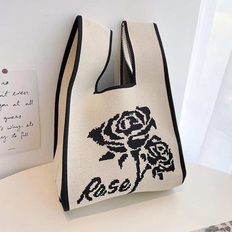 Designer bag printed handbag women's crossbody bag white canvas shoulder bag summer blue leather style 2025 popular new luxury wallet