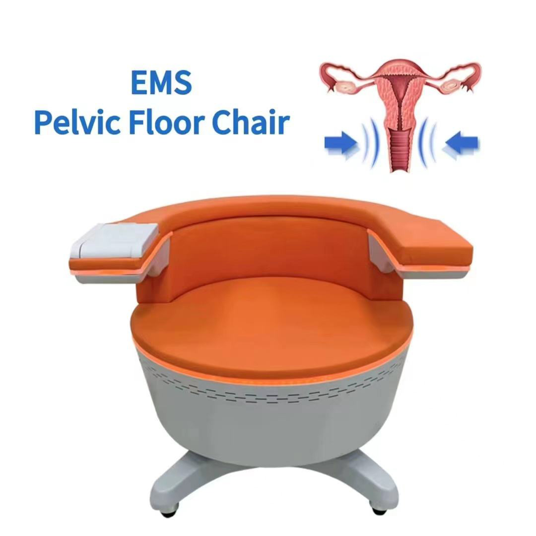 Urinary Incontinence Chair Muscle Stimulator Body Massager Postpartum Repair Ems Pelvic Floor Chair Machine Beauty Equipment Vaginal Tighten Sex Happy