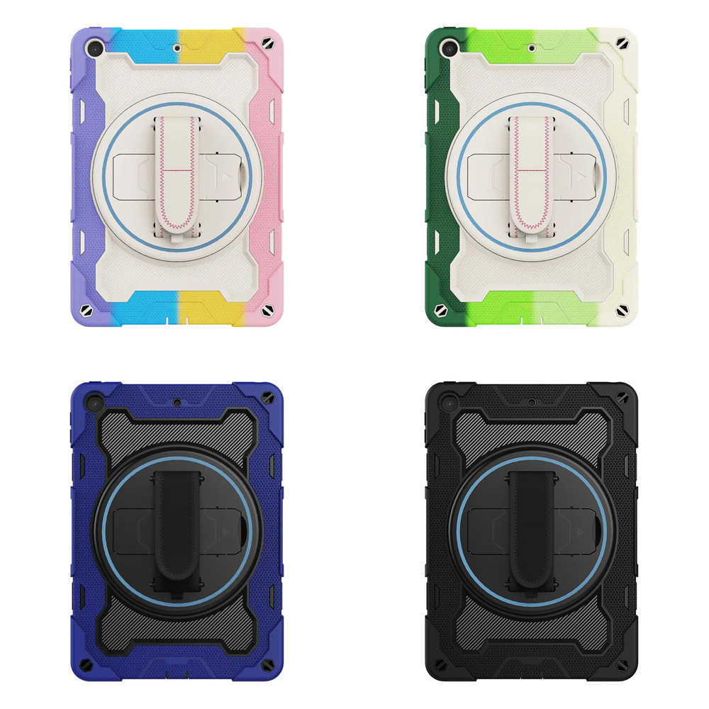 Tablet PC Cases Bags Tablet Case for Samsung Galaxy Tab S7 S8 11Plus 12.4FE Shockproof Kids Stand Cover Kickstand Protective Funda S7 FE T970/T87