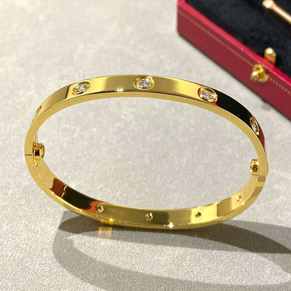 Charm Bracelets Bangle Screw love gold bracelet jewelry classic fashion unisex party stainless steel braclet jewlery for woman sier designer bracelets bangle